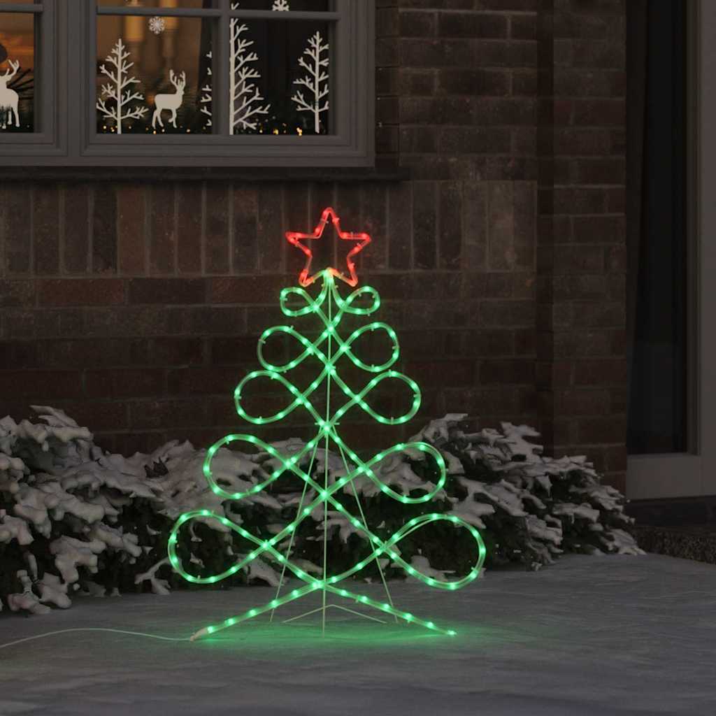 Christmas Tree Lights, Multicolored, 80 x 56 cm, PVC