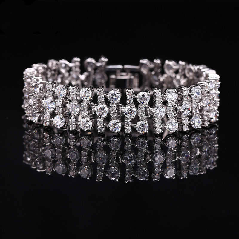 Fashion All Match Women AAA Zircon Bracelet