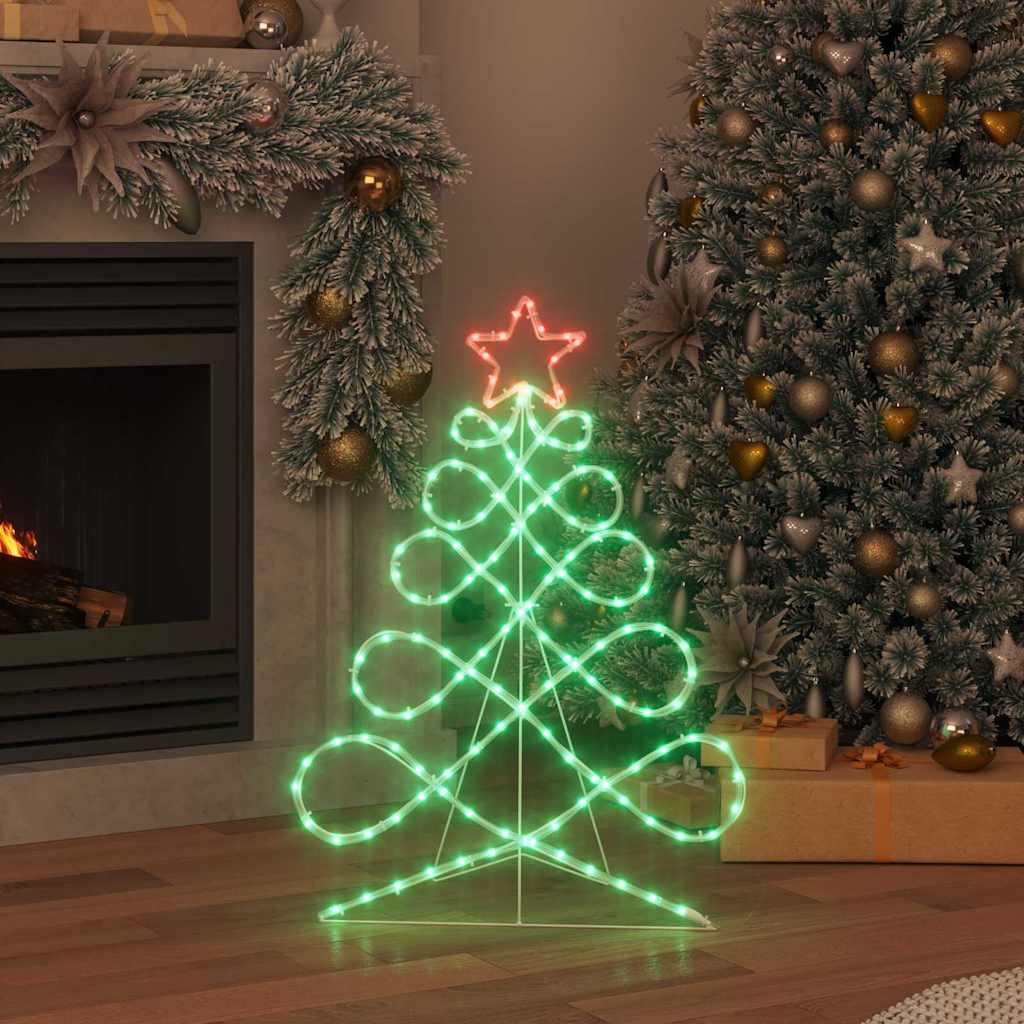 Christmas Tree Lights, Multicolored, 80 x 56 cm, PVC